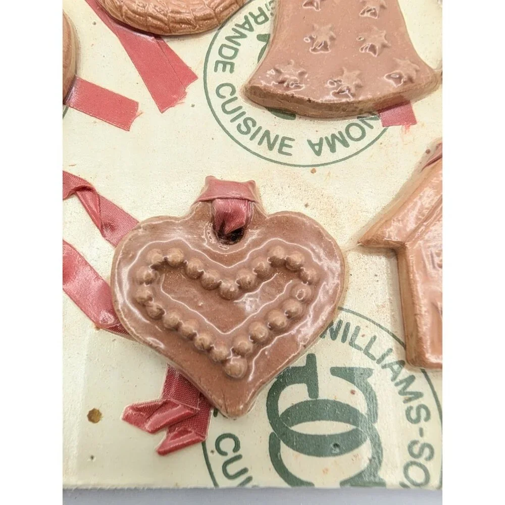 Sealed  WILLIAMS SONOMA Set Terracotta Ornaments Pottery Grande Cuisine
